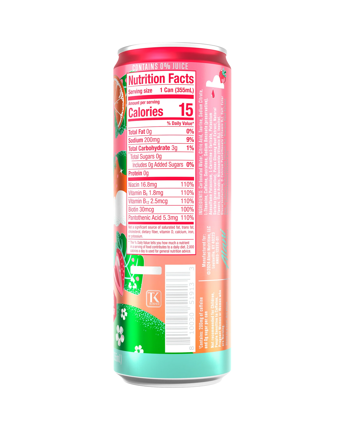 energy drink - strawberry sunrise